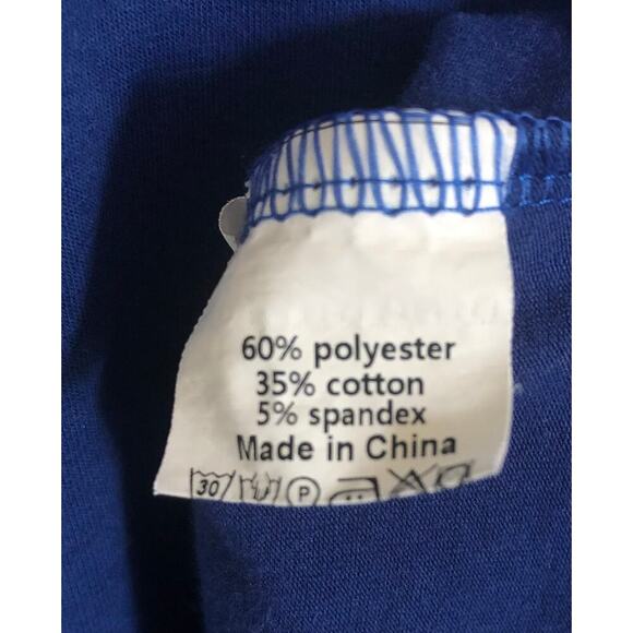 Modchok Men's Blue & White Tipped Polo Mod English Casual Top Men's Size Medium - Picture 4 of 5